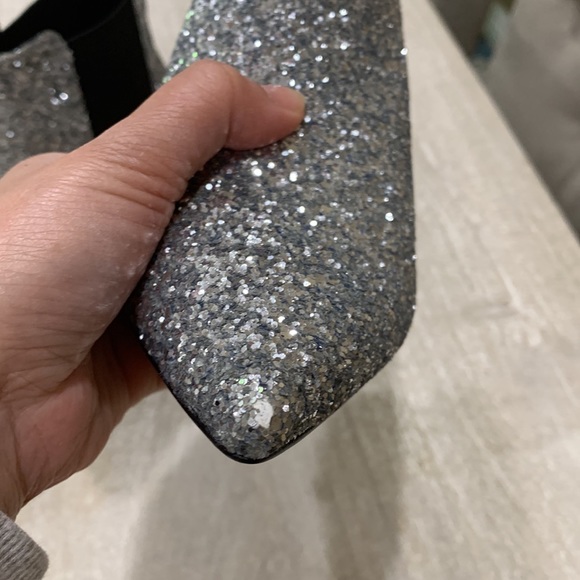 Anine Bing Stevie Silver Glitter boots NWOT - Picture 4 of 11